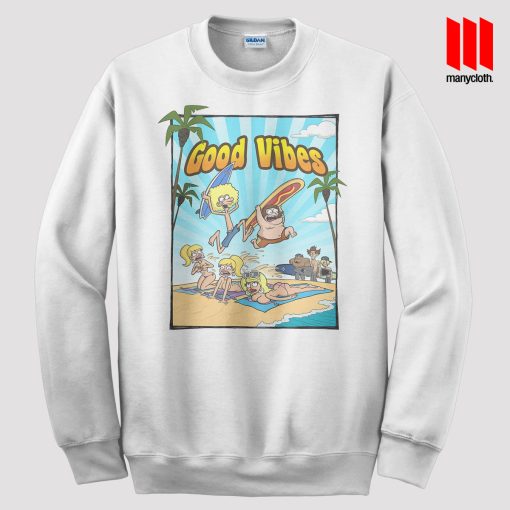 Good Vibes Surfing Party Sweatshirt