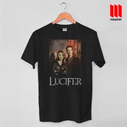 Lucifer - The Devil And The Cop T Shirt is the best and cheap designs clothing