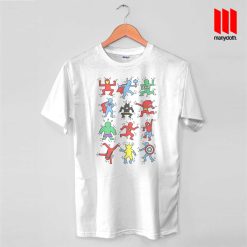 Haring Heroes T Shirt is the best and cheap designs clothing