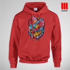 Bloody Brain Monster Hoodie is the best and cheap designs clothing for gift