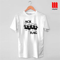 Ack Flag Funny Black Flag Style T Shirt