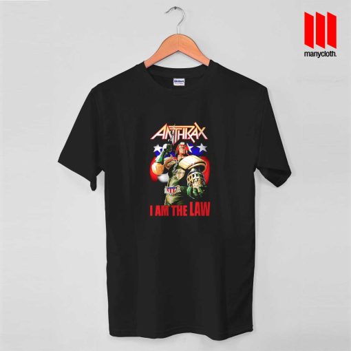 Anthrax I Am The Law Band T Shirt