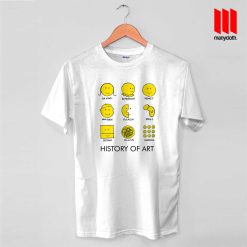 History Of Art Smiley Face T Shirt