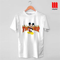 Mickey Mouse X Thrasher Parody T Shirt