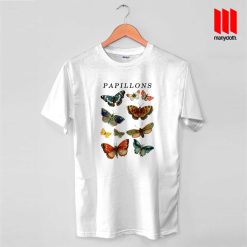 Papillons Butterfly Vintage T Shirt