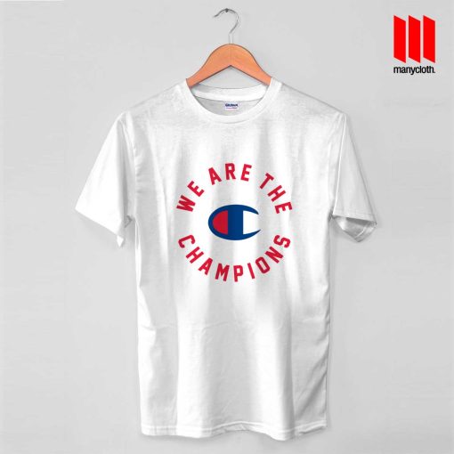 Queen X Champion We Are The Champions T Shirt
