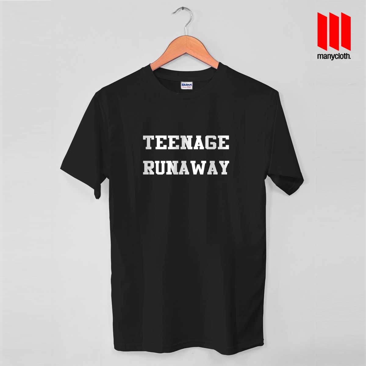 Teenage Runaway T Shirt - by ManyCloth chep designs.com