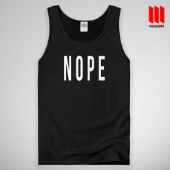 NOPE Quote Band Tank Top Unisex