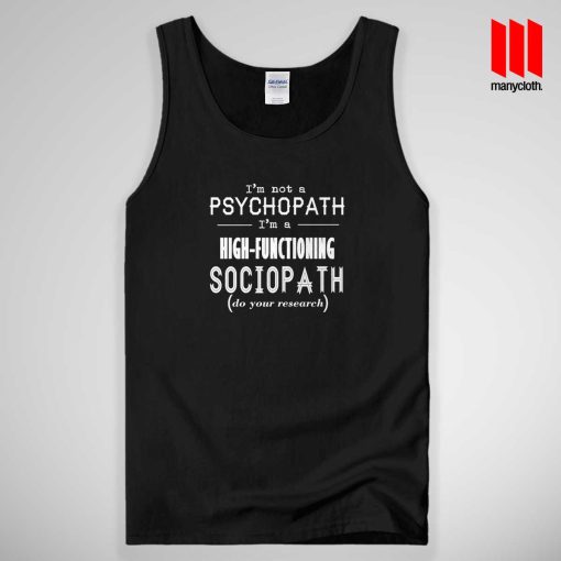 Sociopath Quote Tank Top Unisex