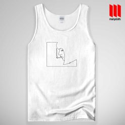 Girl Smoking Cigarette Tank Top Unisex