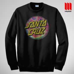 Santacruz Tie Die Style Skateboarding Sweatshirt is the best and cheap designs clothing for gift