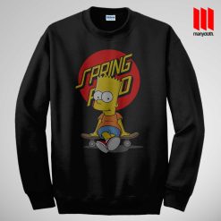 Bart The Springfield Skateboarder Sweatshirt is the best and cheap designs clothing for gift
