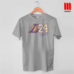 Coolest Kobe L24 T Shirt is the best and cheap designs clothing for gift