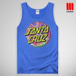 Santacruz Tie Dye Tank Top Unisex - Best Gift Women's Tank Tops - Best Gift Men's Tank Tops