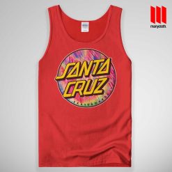 Santacruz Tie Dye Tank Top Unisex - Best Gift Women's Tank Tops - Best Gift Men's Tank Tops