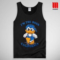 I'm The Boss California Donald Duck Tank Top Black