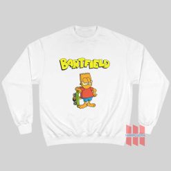 Bartfield Garfield Bart Simpsons Sweatshirt