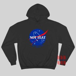 NASA Logo Not Flat We Checked Hoodie