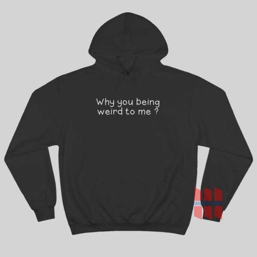 Why You Being Weird To Me Hoodie