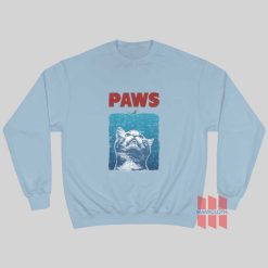 Cat Paws Jaws Parody Sweatshirt
