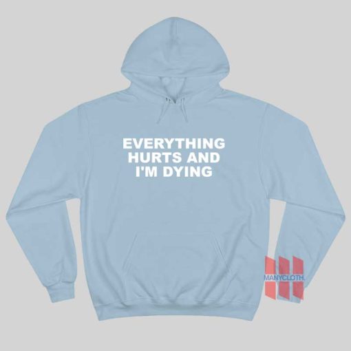 Everything Hurts and I’m Dying Hoodie