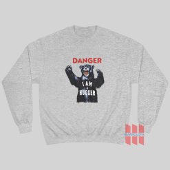 Danger I Am A Hugger Sweatshirt Spider Man