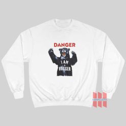 Danger I Am A Hugger Sweatshirt Spider Man