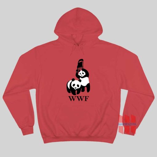 Wwf Panda Wrestling Funny Parody Hoodie