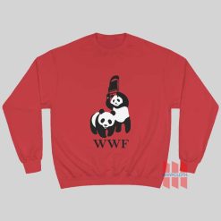 Wwf Panda Wrestling Funny Parody Sweatshirt