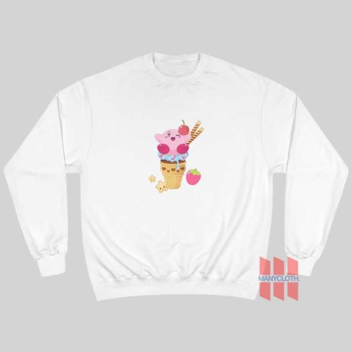 Kirby Ice Cream Sweatshirt